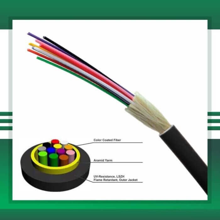 Fiber Optic Cable Multi Mode Indoor-Outdoor OM2 24Core