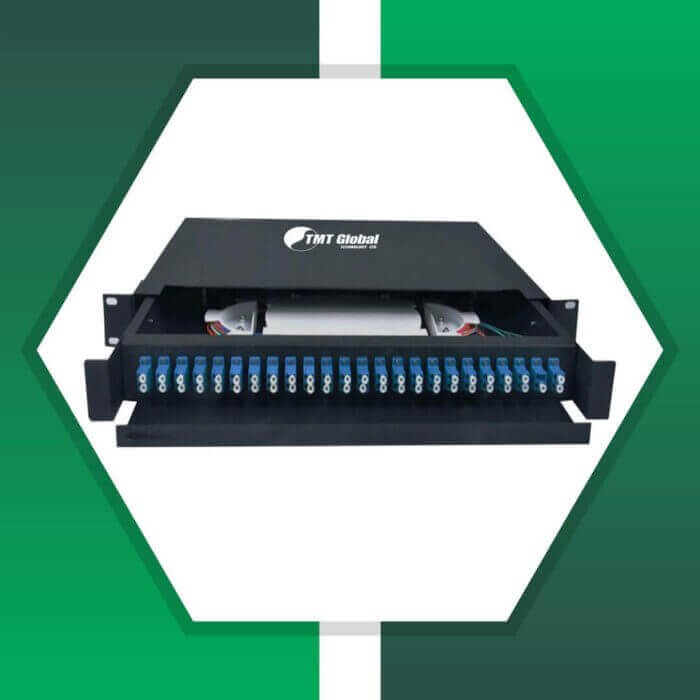 Fiber Patch Panel 48port LC-UPC Duplex Adapter Sliding Type