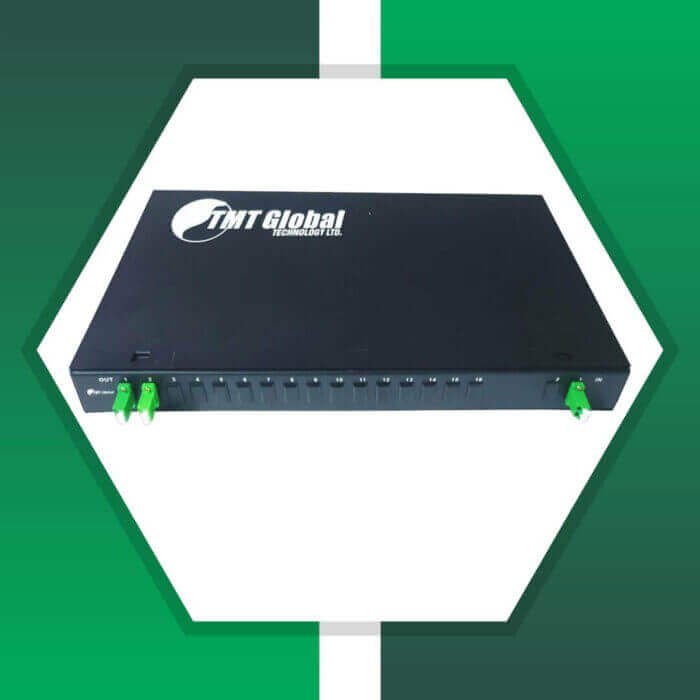 Fiber Optic Splitter LC-APC Rack Mounted 2X4
