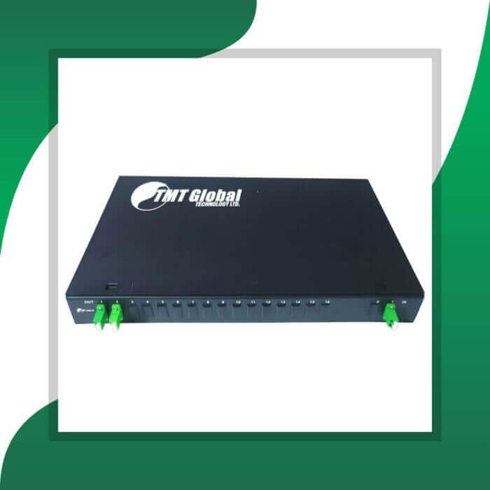 Fiber Optic Splitter LC-APC Rack Mounted 2X4