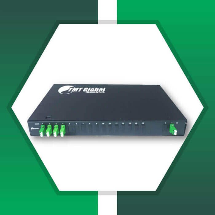 Fiber Optic Splitter LC-APC Rack Mounted 2X8