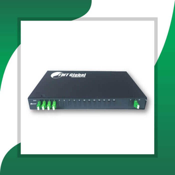 Fiber Optic Splitter LC-APC Rack Mounted 2X8