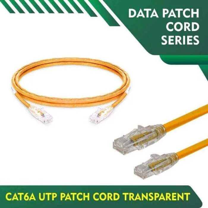 cat6a utp lan patch cord series 0.15 meter data patch cord
